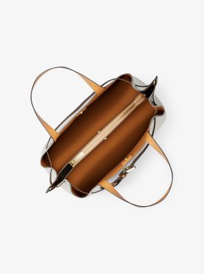 Emilia Medium Signature Logo Satchel