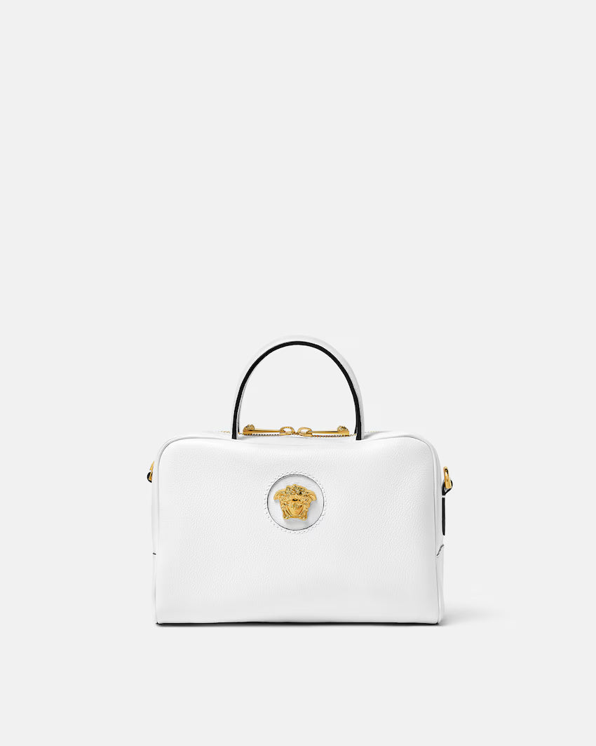 La Medusa Leather Boston Bag