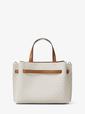 Emilia Medium Signature Logo Satchel