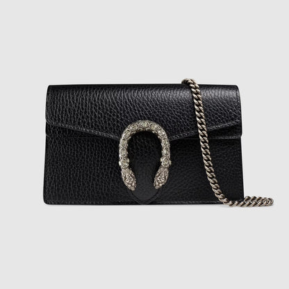 Dionysus mini bag black leather