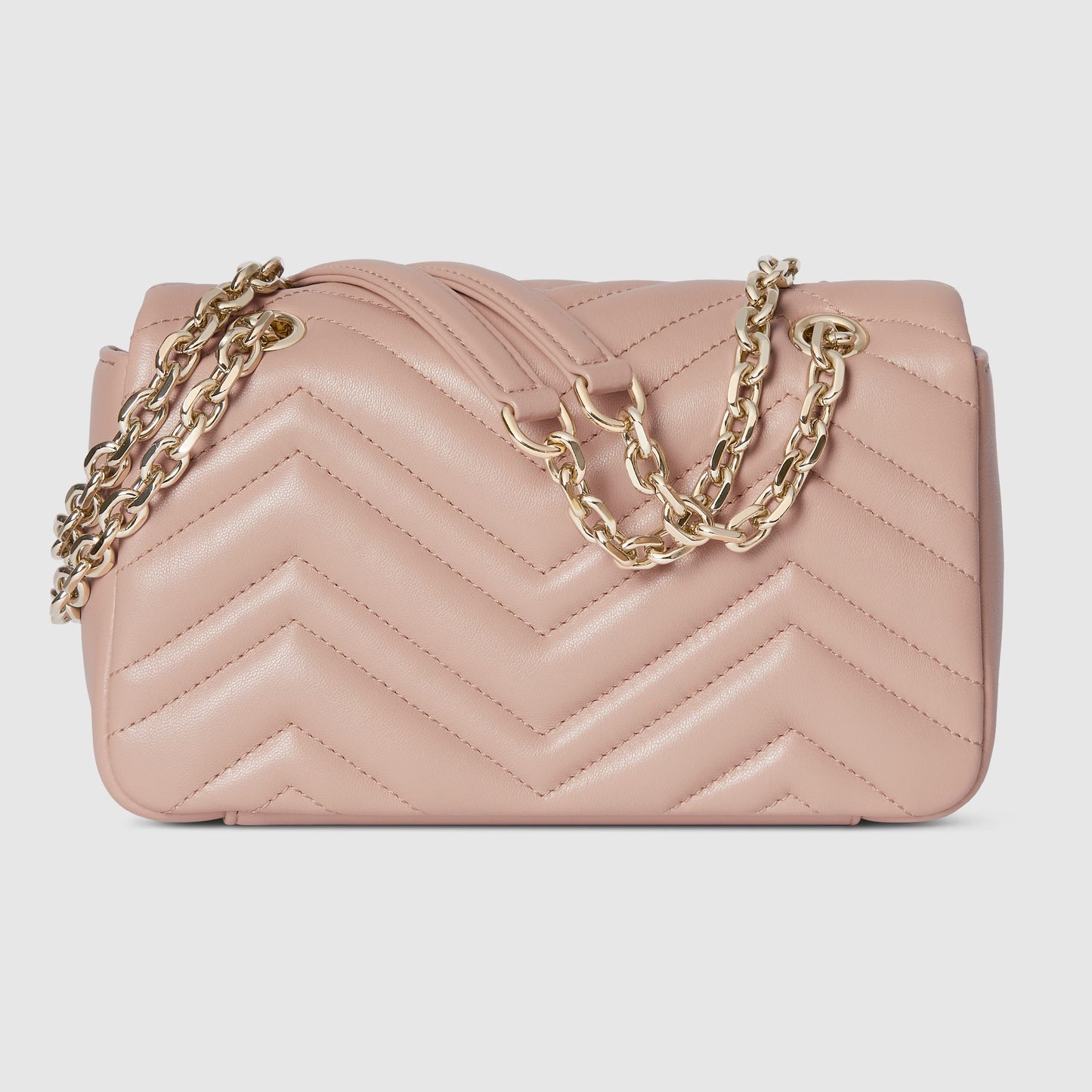 GG Marmont small shoulder bag pink beige leather